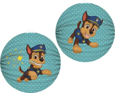 Produktbild von Paw Patrol Chase Laterne rund 25cm