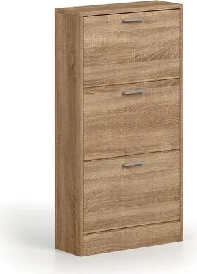 Immagine prodotto di Mobile portascarpe verticale ERA – 3 cassetti – Rovere sonoma