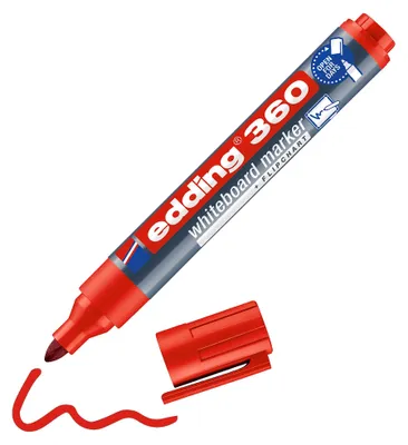 Produktbild von Edding 360, 1 Stück(e), Rot, Rundspitze, 1,5 mm, 3 mm, 138 mm