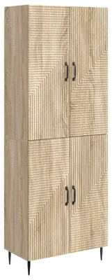 Obrázek produktu pro Sada skříněk 2 pcs 66 x 34,5 x 89,5 cm Kompozitní dřevo