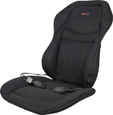 Produktbild von SITBACK Air Fit Premium Stoff 3D black aufblasbare Design-Sitzauflage Sportsitzauflage Autositzbezug