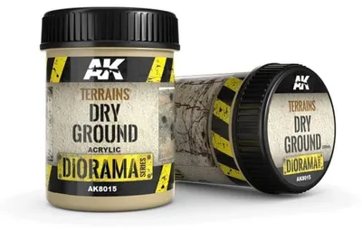 Zdjęcie produktu dla Farba teksturalna do dioramat, 250 ml. Kolor: sucha ziemia