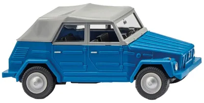Productafbeelding van Modelauto Volkswagen 181, blauw, van 1969 tot 1980.
