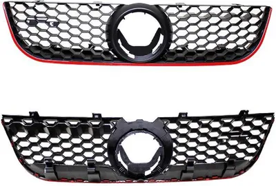Produktbild von Kühlergrill Frontgrill Grill Gitter Wabengrill passt für VW Polo 9N3 GTI 05-09