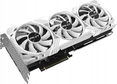 Produktbild von PNY GeForce RTX 4070 Ti LED Verto White Edition Grafikkarte 12GB GDDR6X HDMI