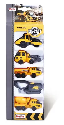 Obrázek produktu pro Maisto - Sada aut - Volvo pracovní stroje, 5ks