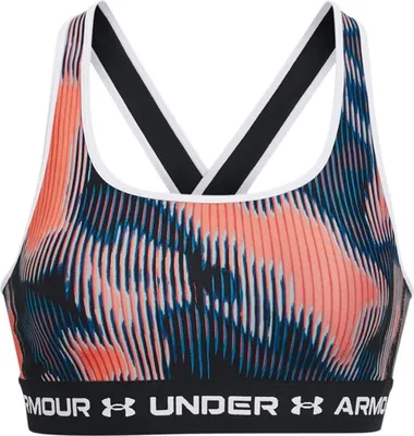 Produktbild von Under Armour BH Crossback Mid Print-Pink 1361042-963__SM