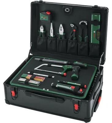 Produktbild von Handwerkzeuge Rollwerkzeugkoffer-Set 119-teilig