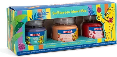 Zdjęcie produktu dla HARIBO A2195 Haribo Duftkerze Island 3er Set
