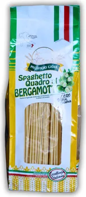 Produktbild von Pastificio Gioia, Nudeln Handgemachte Pasta Hartweizengrieß, Italienische Spezialitäten Lebensmittel Feinkost Delicatessen - Kalabrische Spezialität - Spaghetti mit bergamotte - 500g
