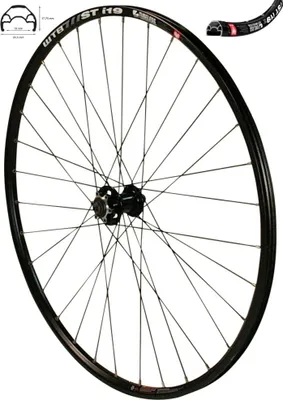 Produktbild von REDONDO 27,5 Zoll Vorderrad Laufrad Fahrrad WTB Felge Schwarz für Scheibenbremse