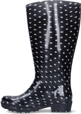 Produktbild von JJ Footwear Wellies Gummistiefel in Übergrößen Mehrfarbig 9900013-351Zwart/wit polka dots