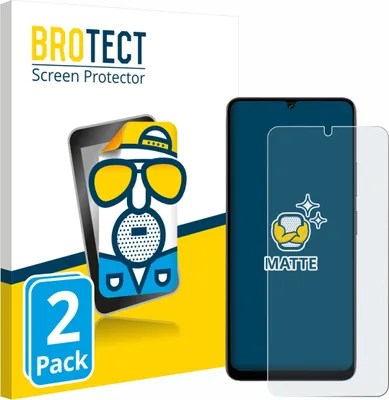 Produktbild von 2x BROTECT Schutzfolie für Doogee Note 59 Pro Displayschutz Displayschutzfolie Folie Matt Entspiegelungsfolie