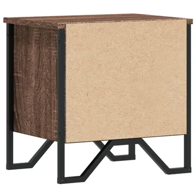 Produktbild von Nachttisch Braun Eichen-Optik 40x30x40 cm Holzwerkstoff