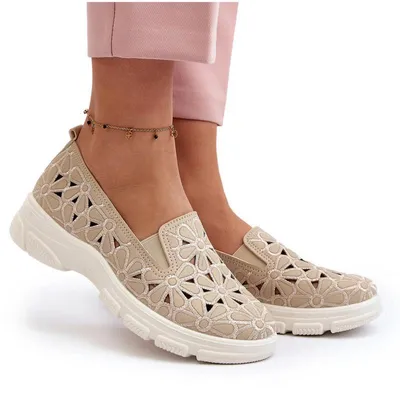 Produktbild von Beige Damen Cut-out Schuhe Emilei 37