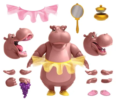 Disney Ultimates! Hyacinth Hippo Figur 18 cm