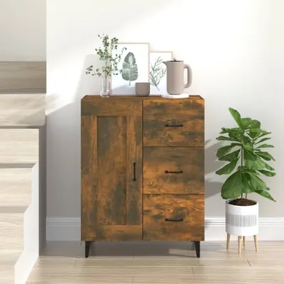 Obrázek produktu pro vidaXL Příborník kouřový dub 69,5x34x90 cm výrobek ze dřeva