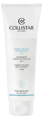 Produktbild von Collistar Crema Mousse Detergente, Reinigungsschaum, Frauen, Empflindliche Haut, Jeder Hauttyp, Reinigend, Tube, Alkohol, Silikon, KI-generiertes Bild