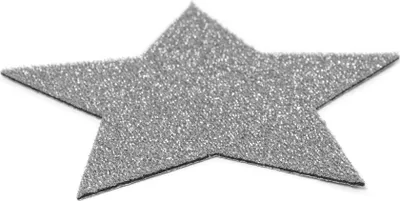 Produktbild von Primaflor Deko-Stern - GLIMMER - Silber - 29,5 cm - Teller- & Tassenunterlage - Tischunterlage - Tischdecke, Filzdecke & Weihnachts-Deko - Tischdeckchen, Platzdeckchen