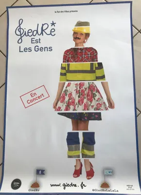 Image de GIEDré - Giedre est les gens - AFFICHE / POSTER - 70x100cm