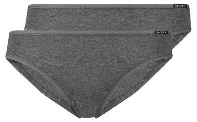 Produktbild von Skiny Damen Rioslip Baumwolle Advantage 2-Pack anthramelange - Größe 40