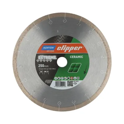 Image de Norton Clipper Disque à tronçonner diamanté Extreme Ceramic 250x25,4 mm 70184644432