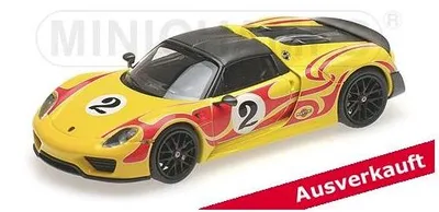 Produktbild von Minichamps 1:43 Porsche 918 Spyder - \'Weissach Package w/ Kyalami Racing Design