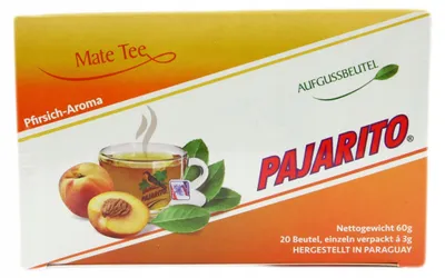 Obrázek produktu pro Pajarito Cocido Peach Yerba Mate 20x3g