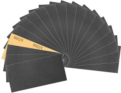 Produktbild von Schleifpapier 30 Stück 93 x 230 mm - Nat und trocken - Feiner Körnung 1500 - Auto, Holz, Stein, Lack, Metall, Glas