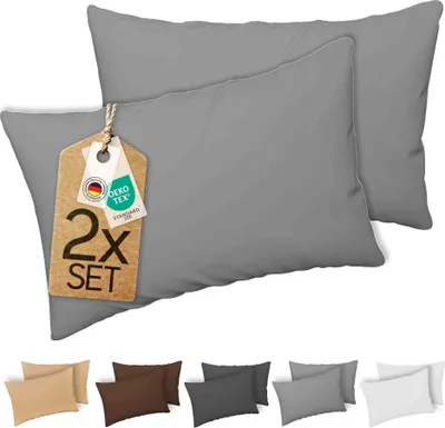 Produktbild von etérea Jersey Kissenbezug Baumwolle 40x80 cm