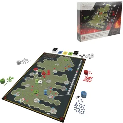 Image de Game Of Thrones House Of Dragon Seat Of Power Jeu de société 37 Cm