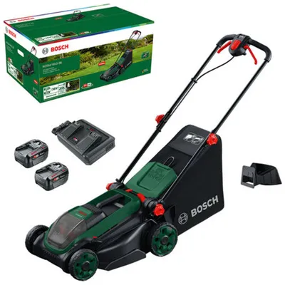 Image de Tondeuse à gazon sans fil ROTAK18V2-38 - BOSCH - 2 batteries 4,0 Ah - chargeur - 06008B9M00