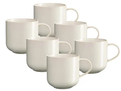 Produktbild von ASA COPPA Henkelbecher tofu 0,4l Set6
