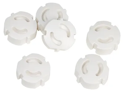 Produktbild von VIVanco™6er Set Schutzkontakt-Steckdosenabdeckungen für Schuko
