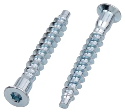 Produktbild von Confirmat Schrauben 7 x 35 mm Senkkopf mit Innensechskant Verzinkt 50 Stück