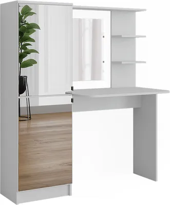 Produktbild von Frisierkommode Vicco Jasmin Weiß 123 cm mit Spiegel, Model 50202