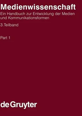 Produktbild von Medienwissenschaft. 3. Teilband
