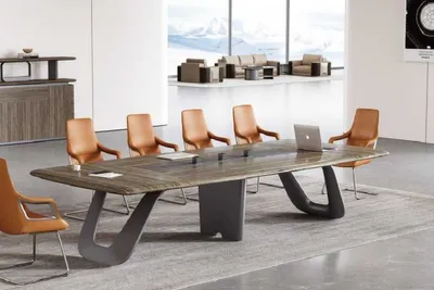 Image de Table de conférence Réunion moderne Nouveau JVmoebel