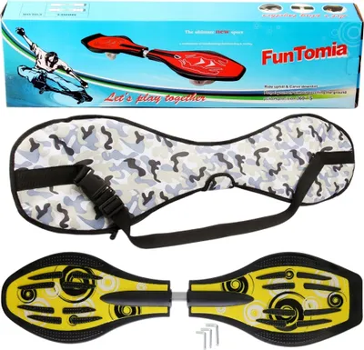 Produktbild von FunTomia® mit LED-Rollen - 2841 - Design  Spirale - Waveboard ORIGINAL
