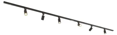Produktbild von hoftronic LED Schienensysteme-Paket 2x1,5m 6 Strahler IP20 Schwarz
