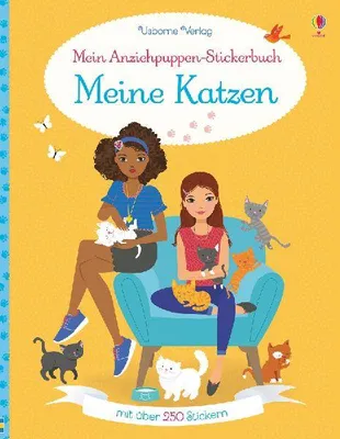 Produktbild von Mein Anziehpuppen-Stickerbuch: Meine Katzen