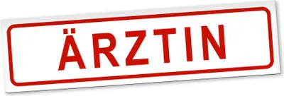 Produktbild von PantherPixel Ärztin Magnetschild Auto Einsatz Rettungsdienst Ärzte Magnetfolie Geschenkidee 60 x 16 cm STANDARDFARBFOLIEN