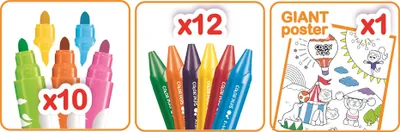 Produktbild von Maped my first Malkoffer COLOR'PEPS 23-teilig