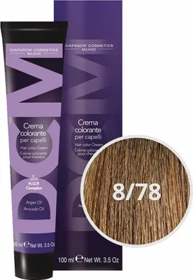 Produktbild von Diapason Haarfarbe Diapason Color Hair Color Cream 8/78 Lighbeige Violet Blond