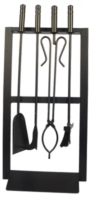 Produktbild von IMEX EL ZORRO, 12005-N - Rechteckiger Kamin, 4-teilig, schwarz