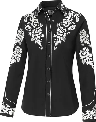 Produktbild von Damenbluse Westernbluse Country Cowgirl Western Stars & Stripes »LILITH«
