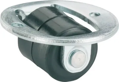 Produktbild von Tarrox Möbel-Bockrolle Doppelrolle bis 15 kg 13 x 14 mm 2 Stück