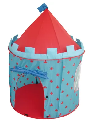 Obrázek produktu pro roba Knight castle, Stan, 3 rok/roky, Sklolaminát, Polyester, Modrá, Červená