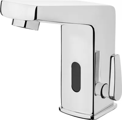 Imagen del producto de Grifo sin contacto para lavabo con control de temperatura - 230/6V