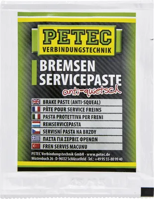 Produktbild von Petec Bremsen Servicepaste 5g - Anti-Quietsch, Metallfrei, Langlebig